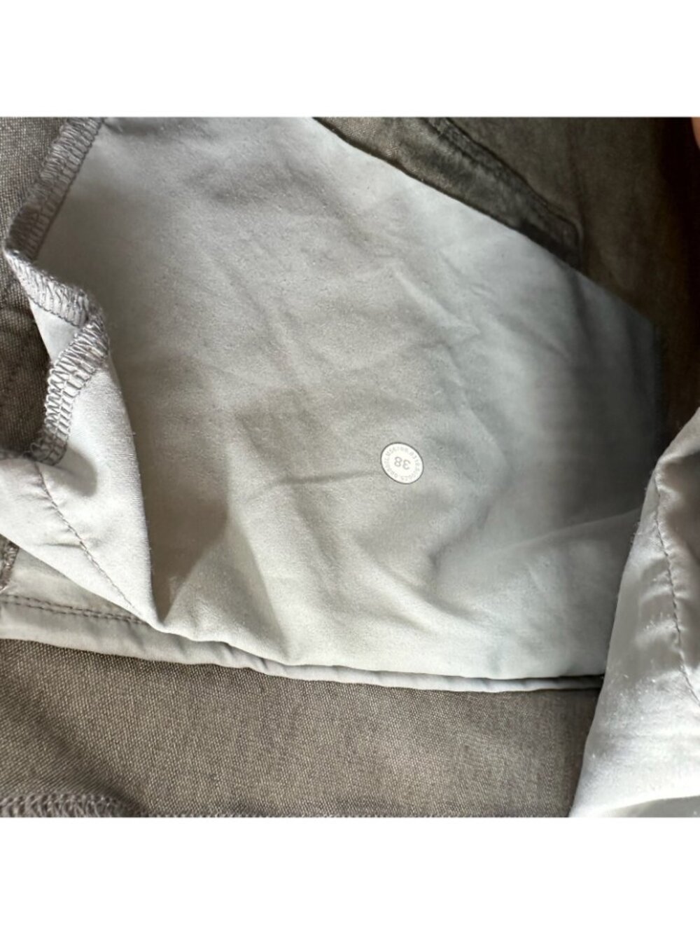 Lululemon ABC Commission Pants Men 38 Travel Trousers Warpstreme Tech Chino Grey - Picture 12 of 12